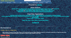 Desktop Screenshot of druglibrary.org